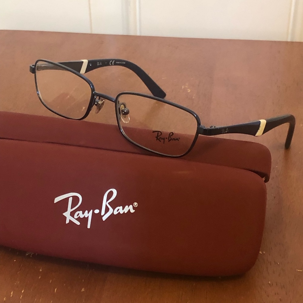 New Rayban eyeglass children metal eyeglasses 47mm w original case Rx frames